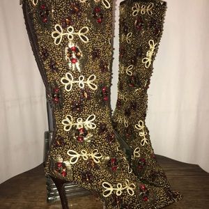 Beaded Boots